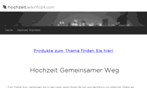 Hochzeit.wikinfo24.com thumbnail