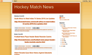 Hockeymatchnews.blogspot.com thumbnail