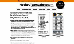 Hockeyteamlabels.com thumbnail