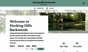 Hockinghillsbackwoodsretreat.com thumbnail