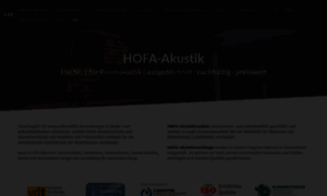 Hofa-akustik.de thumbnail