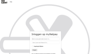 Hogent.mynetpay.be thumbnail