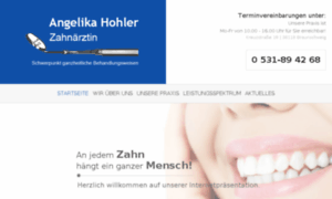 Hohler-zahnaerztin.de thumbnail