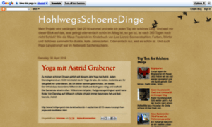 Hohlwegsschoenedinge.blogspot.de thumbnail