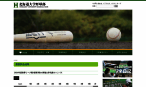 Hokudai-baseball.jp thumbnail