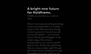 Holdframe.com thumbnail