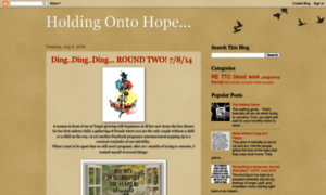 Holdingontohope8.blogspot.com thumbnail