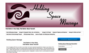 Holdingspacemassage.com thumbnail