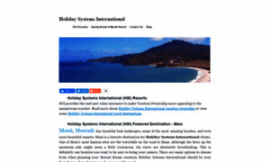 Holiday-systems-international.org thumbnail