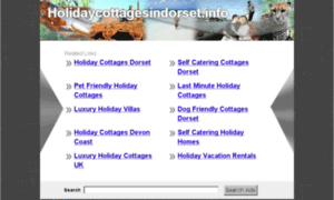 Holidaycottagesindorset.info thumbnail