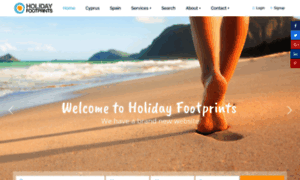 Holidayfootprints.com thumbnail