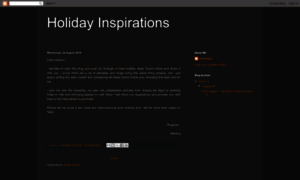 Holidayinspirations.blogspot.com thumbnail