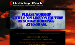 Holidayparkumc.org thumbnail