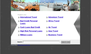 Holidaysandcashonline.com thumbnail