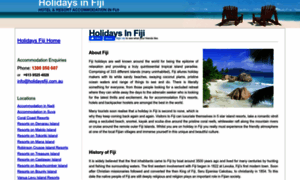 Holidaysfiji.com thumbnail