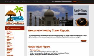 Holidaytravelreports.com thumbnail