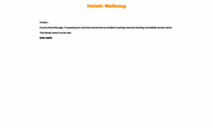 Holistic-wellbeing.com thumbnail