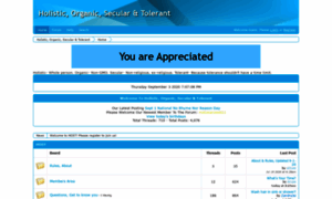 Holisticallysecular.proboards.com thumbnail