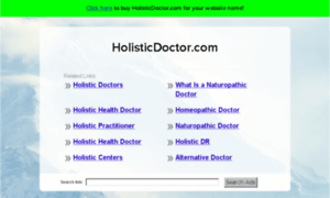 Holisticdoctor.com thumbnail
