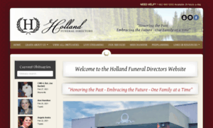 Hollandfuneraldirectors.com thumbnail