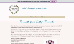 Hollysfunerals.co.uk thumbnail