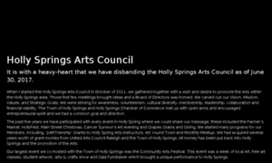 Hollyspringsartscouncil.org thumbnail