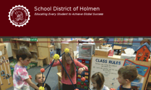 Holmen.schoolwires.net thumbnail