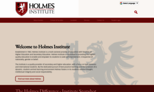 Holmes.edu.au thumbnail