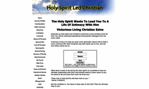 Holy-spirit-led-christian.com thumbnail
