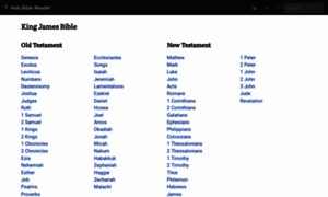 Holybiblereader.com thumbnail