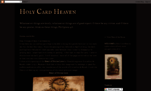 Holycardheaven.blogspot.com thumbnail