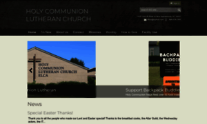 Holycommunionlutheran.org thumbnail
