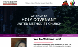 Holycovenantumc.org thumbnail