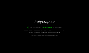 Holycrap.se thumbnail