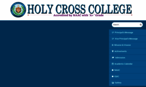 Holycrosscollege.in thumbnail