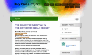 Holycrossproject.wordpress.com thumbnail