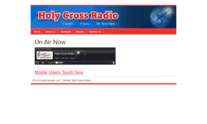 Holycrossradio.com thumbnail