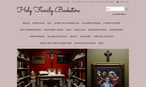 Holyfamilybookstore.net thumbnail