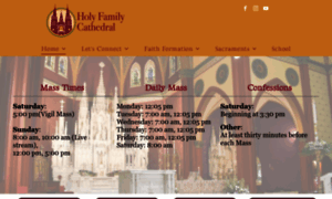 Holyfamilycathedralparish.com thumbnail