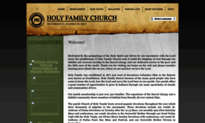 Holyfamilycolumbus.org thumbnail