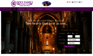 Holyfamilymatrimony.com thumbnail