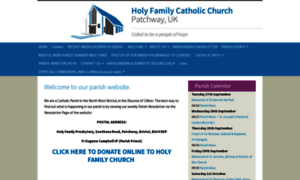 Holyfamilyrcchurchpatchway.co.uk thumbnail