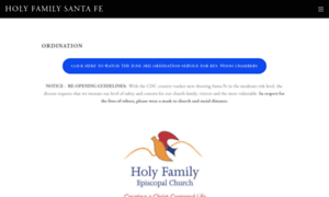 Holyfamilysantafe.org thumbnail