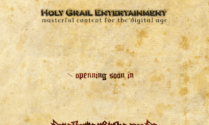Holygrail-entertainment.com thumbnail