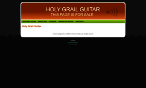 Holygrailguitar.com thumbnail