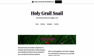 Holygrailsnail.wordpress.com thumbnail