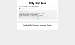 Holyland19.echurchevents.com thumbnail