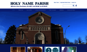 Holynameparish.com thumbnail