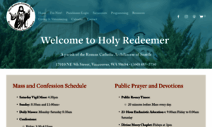 Holyredeemervan.org thumbnail