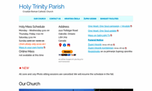 Holytrinitycroatian.org thumbnail